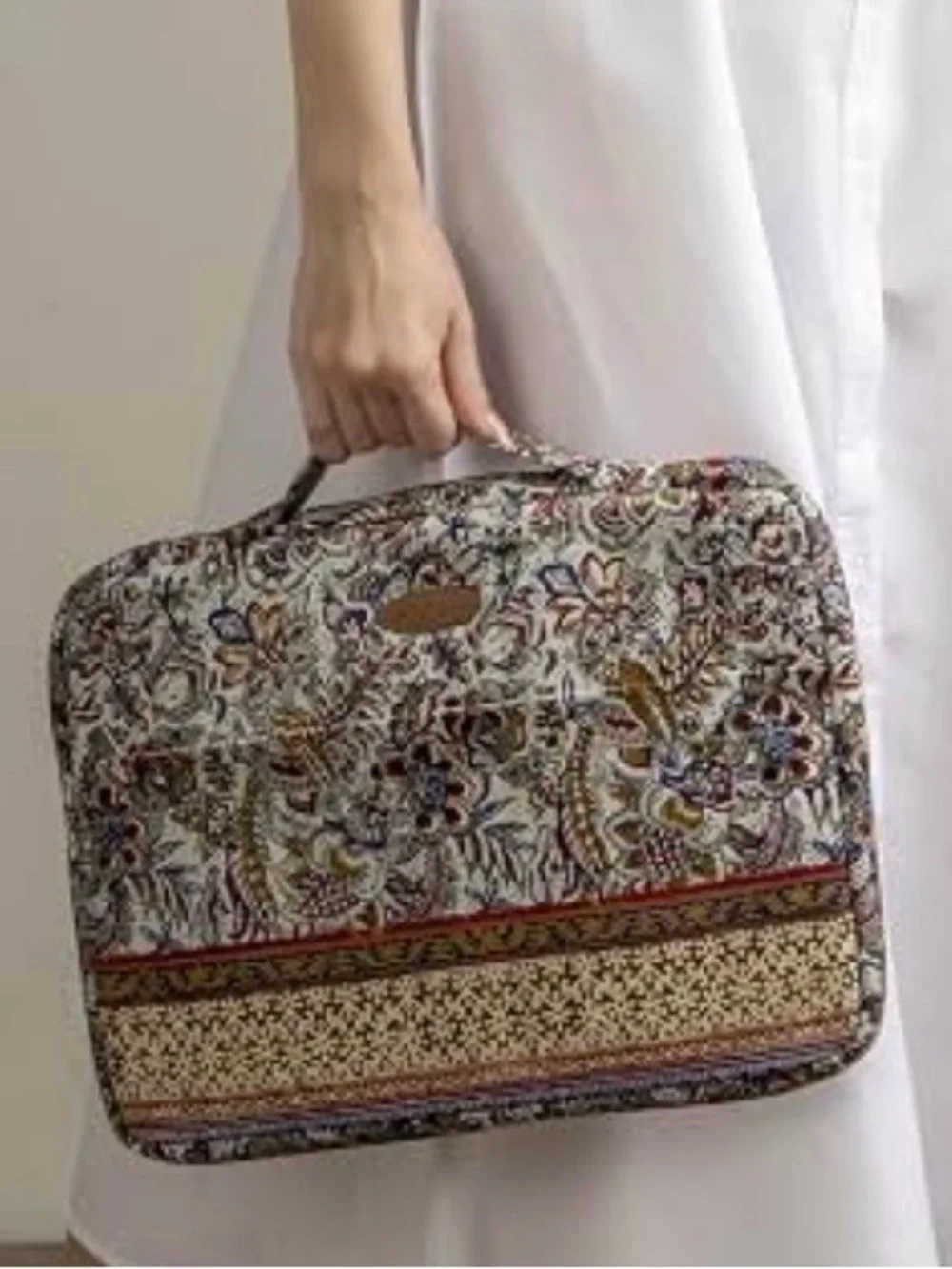 Maison d' Hermine Floral Print Tote Bag in Fall Multicolora